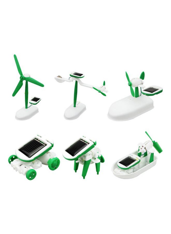 DIY 6-In-1 Educational Learning Power Solar Robot Kit Toys - Image 1