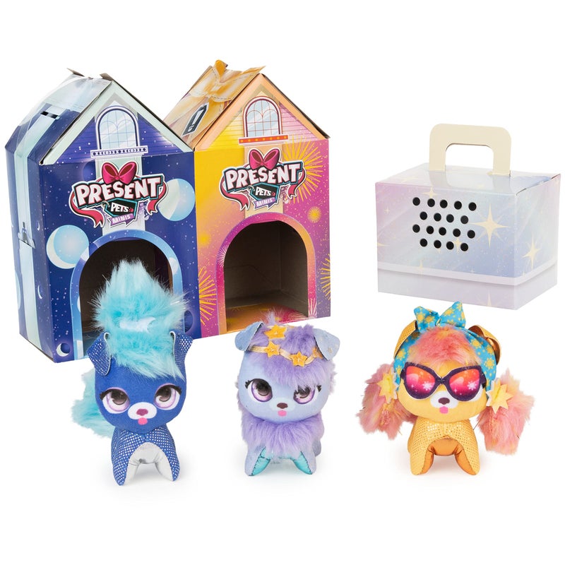 Present Pets Minis, Galaxy Trio 3-Pack of 3-inch Plush Toys, Kids Toys for Girls Aged 5 and up - Image 3