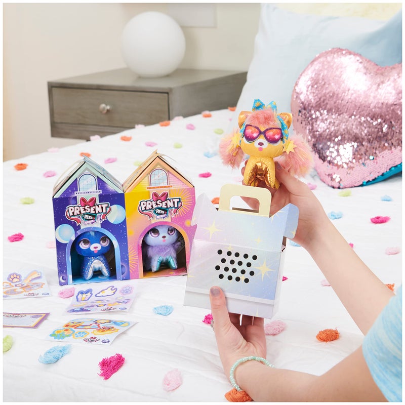 Present Pets Minis, Galaxy Trio 3-Pack of 3-inch Plush Toys, Kids Toys for Girls Aged 5 and up - Image 4