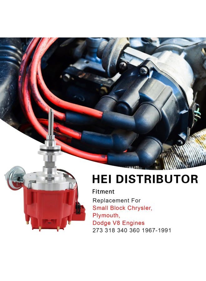 JDMSPEED New HEI Distributor Replacement For Chrysler Dodge Plymouth V8 Engines 318 340 360 65K - Image 2