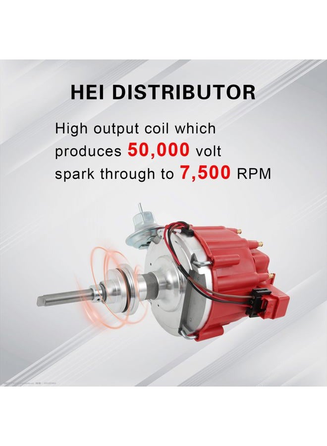 JDMSPEED New HEI Distributor Replacement For Chrysler Dodge Plymouth V8 Engines 318 340 360 65K - Image 3