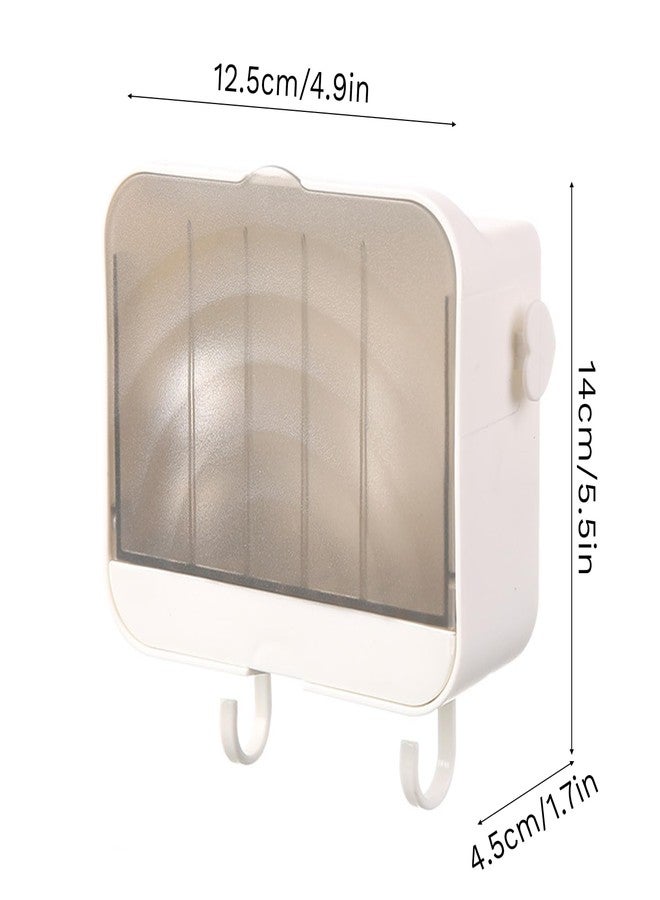 IVICOO Shower Bar Soap Holder, Soap Dish for Shower Wall Mount with Drainage and Hooks - Image 2