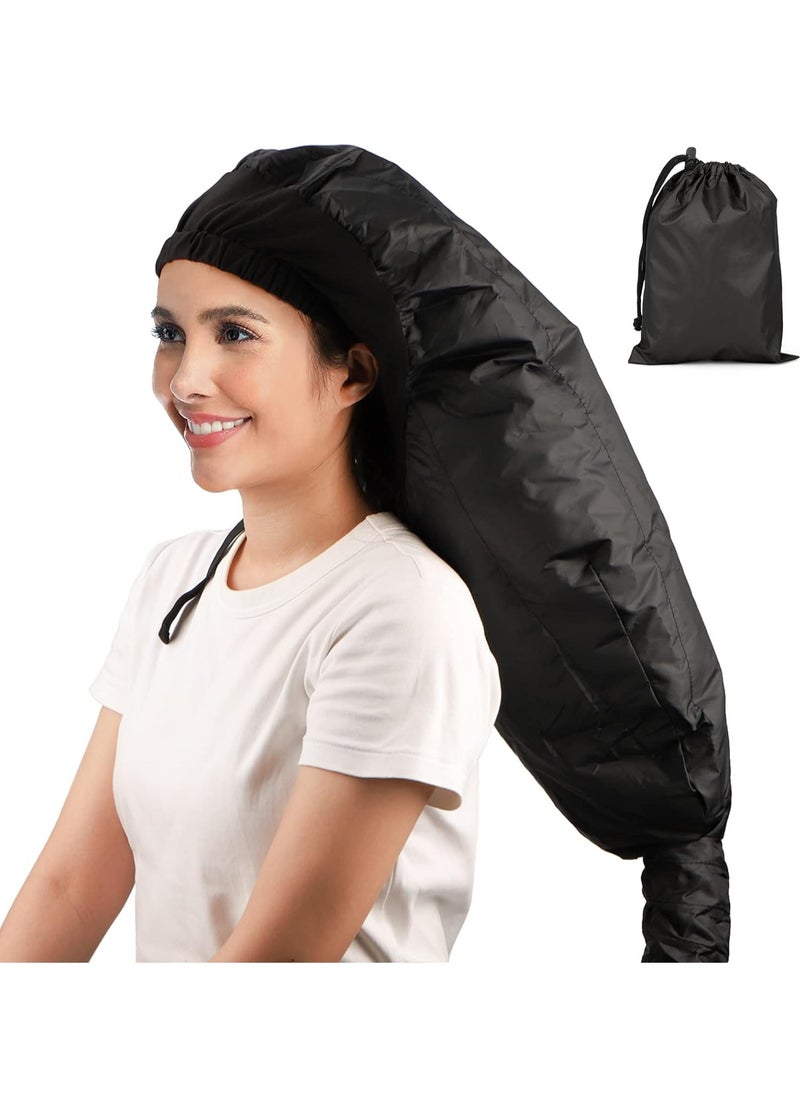 Segbeauty Bonnet Hooded Hair Dryer Attachment, Segbeauty Extra Large Adjustable Deep Conditioning Cap, Upgraded Drying Heat Cap with Elastic Strap for Natural Curly Textured Hair Care, Fast Drying, Styling  - Image 1