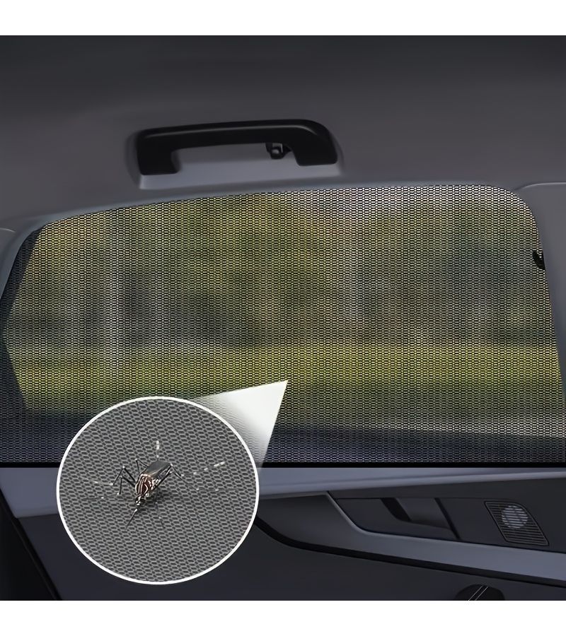 Set Of 4 Car Window Sunshades For 2 Rear And 2 Front Windows Anti UV Rays Privacy Protection Easy Installation Breathable Mesh For Cars And SUVs - Image 5