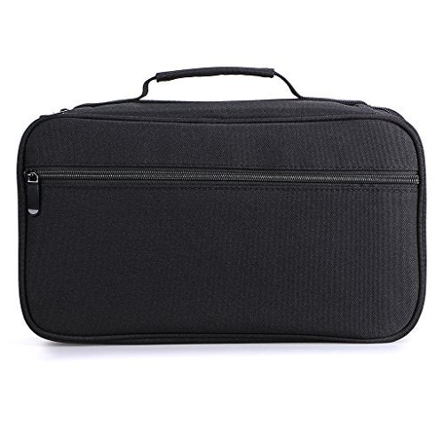 BTSKY Art Marker Carrying Case Lipstick Organizer-60 Slots Canvas Zippered Markers Storage for Touch Spectrum Noir Paint Sharpie Markers, Empty Wallet Only (Black) - Image 2