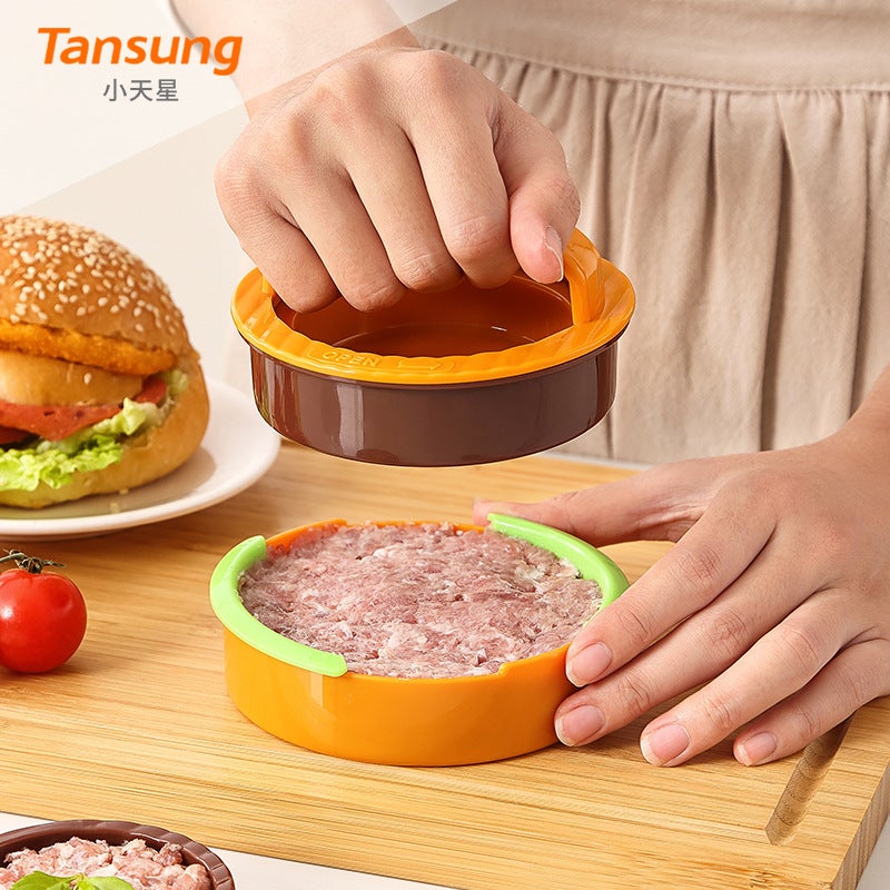 Explosions Round Hamburger Making Tools Meat Press Meat Pie Press Combination Meat Press Kitchen Gadgets - Image 2