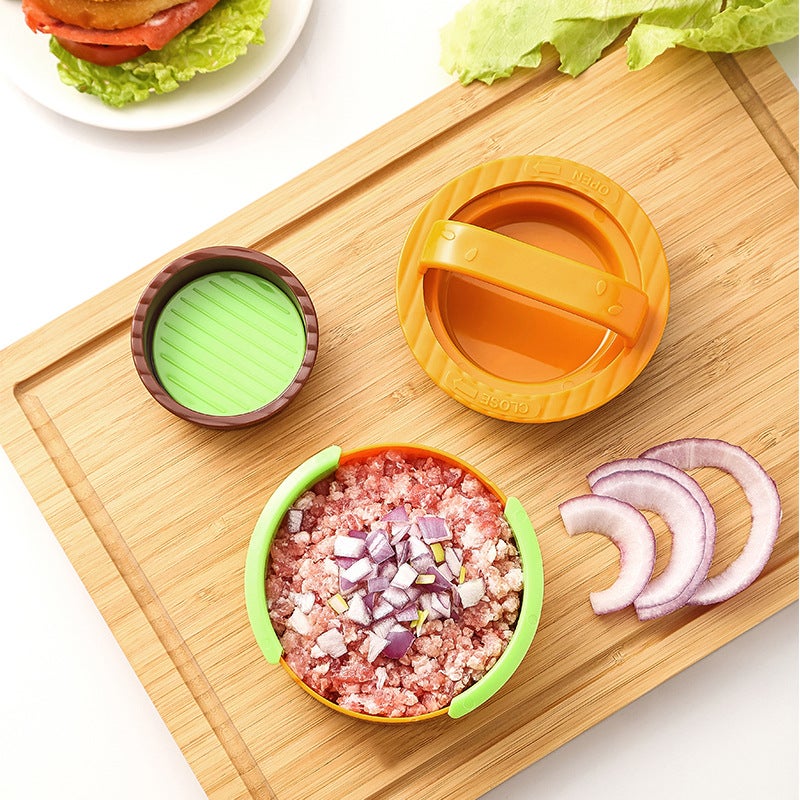 Explosions Round Hamburger Making Tools Meat Press Meat Pie Press Combination Meat Press Kitchen Gadgets - Image 3