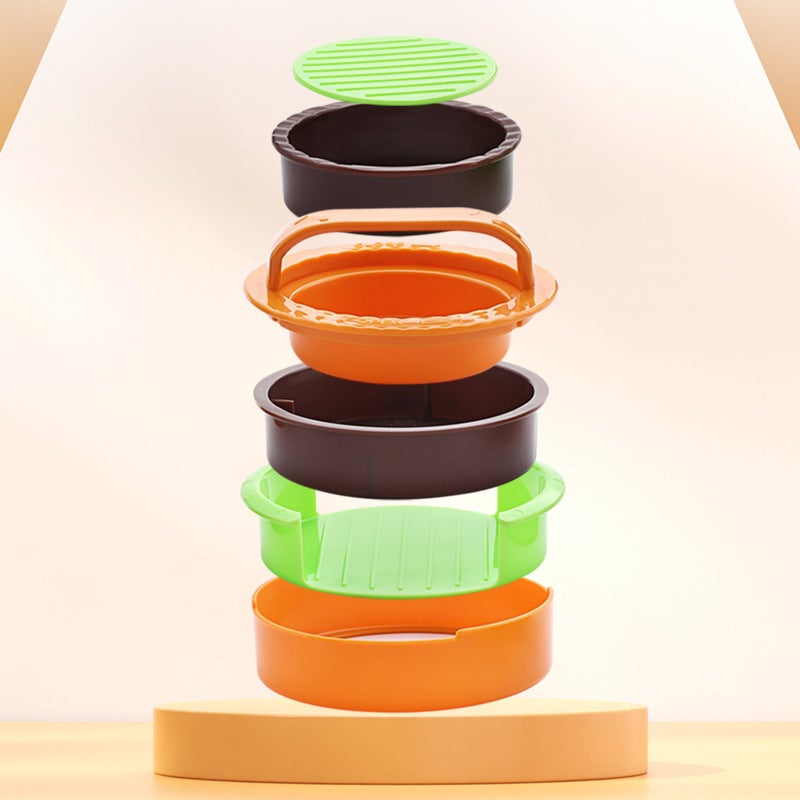 Explosions Round Hamburger Making Tools Meat Press Meat Pie Press Combination Meat Press Kitchen Gadgets - Image 5