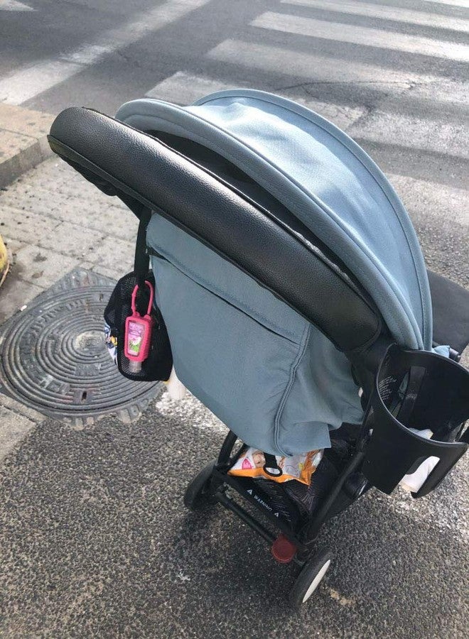 DAYSTART Universal Stroller Handlebar Cover – PU Leather Armrest Sleeve for Baby Strollers, Dustproof and Protective Grip for Infant and Toddler Prams, Black - Image 5