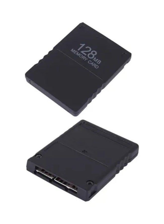 عصا حفظ بيانات لعبة بطاقة الذاكرة سعة 128 ميجابايت لوحدة تحكم ألعاب Sony PlayStation 2 - Image 2