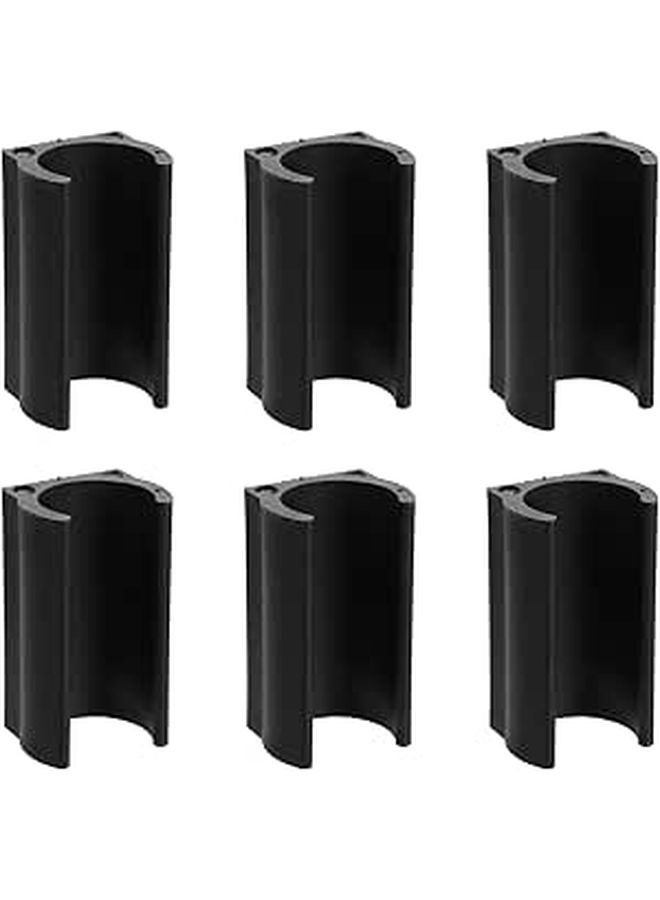 50Pcs Black Chair Feet Protectors 19mm Anti Skid Furniture Pads for Trampoline Legs and Table Legs - Image 1