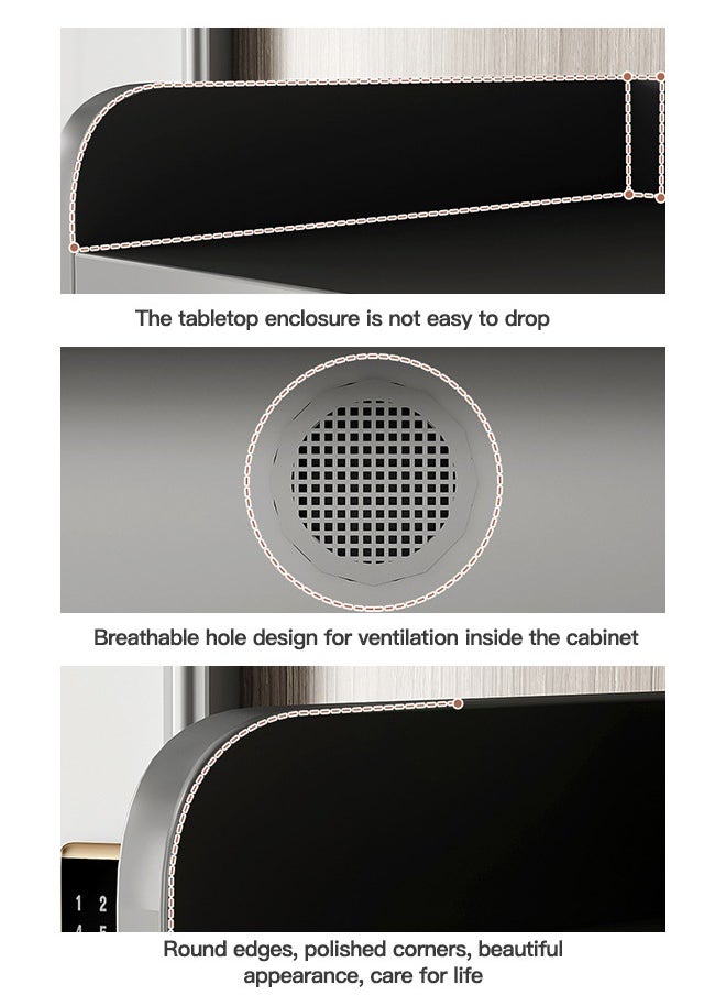 MUZIIHE - Modern Multi-Level Shoe Cabinet Multi Purpose Entryway Shoes Storage Cabinet - Image 1