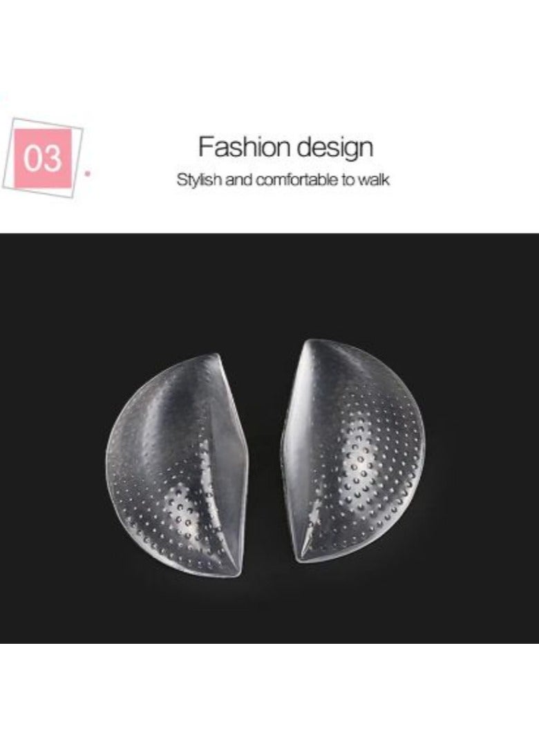 ارواق 1 زوج أقواس تقويم العظام قوس دعم نعل القدم هدفين أقدام مسطحة النعال تخفيف الألم أحذية تقويم العظام وسادة العناية بالقدم هلام السيليكا - Image 4