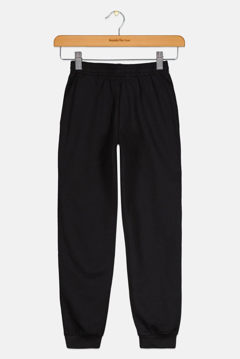 Kids Girl Sportswear Fit Training Sweatpants, Black