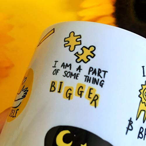 DAYS Cup of POSITIVI-Tea, Motivational Mug Motivational Quote Printed Coffee Mug and Tea Cup for Gift to Friend, Brother Fathers Daughter - Image 3