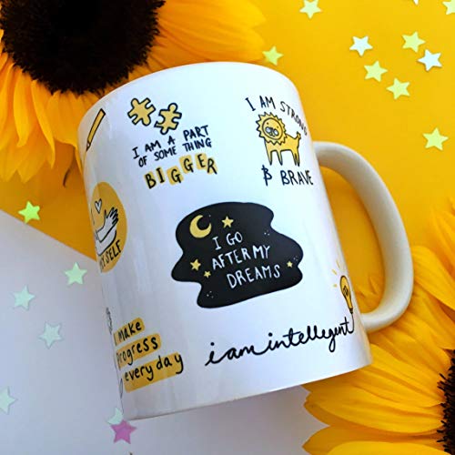 DAYS Cup of POSITIVI-Tea, Motivational Mug Motivational Quote Printed Coffee Mug and Tea Cup for Gift to Friend, Brother Fathers Daughter - Image 2