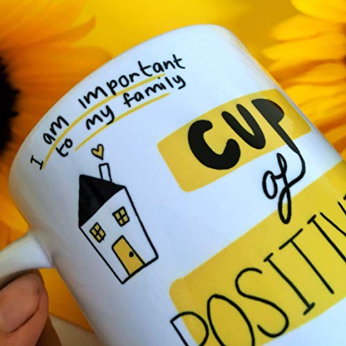 DAYS Cup of POSITIVI-Tea, Motivational Mug Motivational Quote Printed Coffee Mug and Tea Cup for Gift to Friend, Brother Fathers Daughter - Image 5