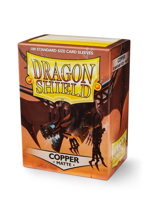 Arcane Tinmen Dragon Shield | Standard Size Card Matte Sleeves | 100 CT - Smooth & Tough Premium TCG Sleeves | Compatible with Pokemon, Flesh & Blood, One Piece & Magic The Gathering | Copper Matte - Image 4