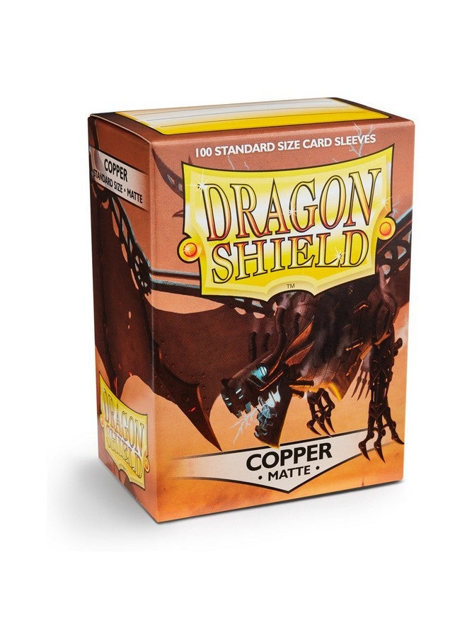 Arcane Tinmen Dragon Shield | Standard Size Card Matte Sleeves | 100 CT - Smooth & Tough Premium TCG Sleeves | Compatible with Pokemon, Flesh & Blood, One Piece & Magic The Gathering | Copper Matte - Image 3