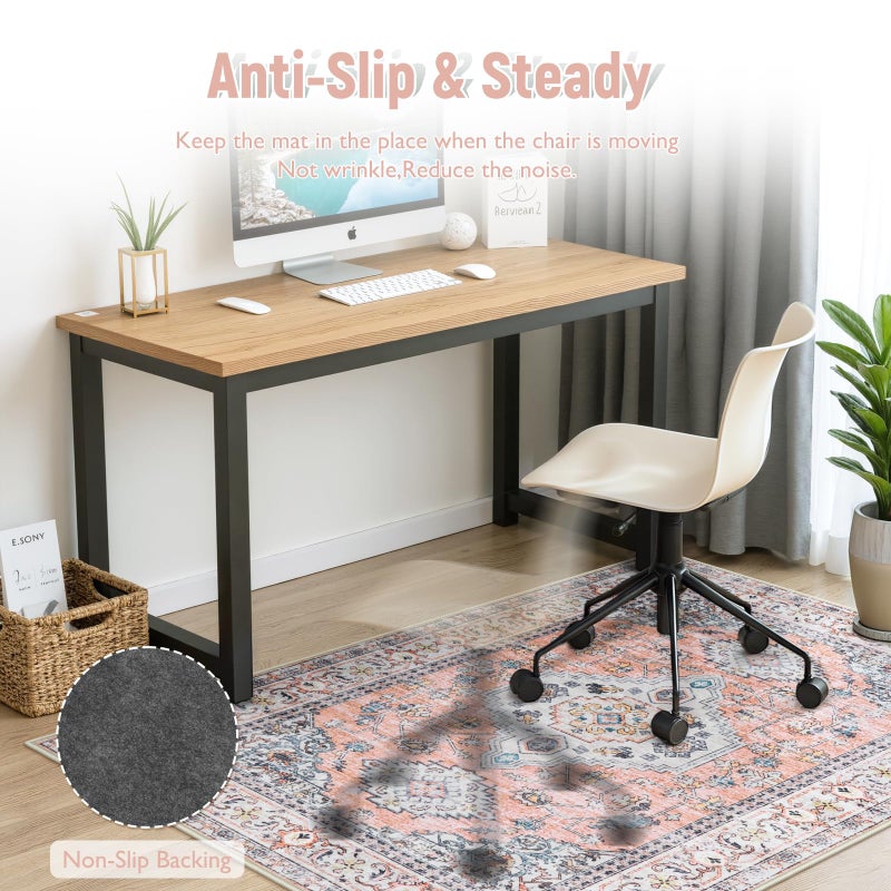 Anidaroel 36"x48" Chair Mat for Hardwood Floor/Tile Floor, Desk Chair Mat for Home Office, Under Desk Rug for Rolling Chair, Anti-Slip Office Rugs for Rolling Chairs, Large Floor Protector Rug - Image 4