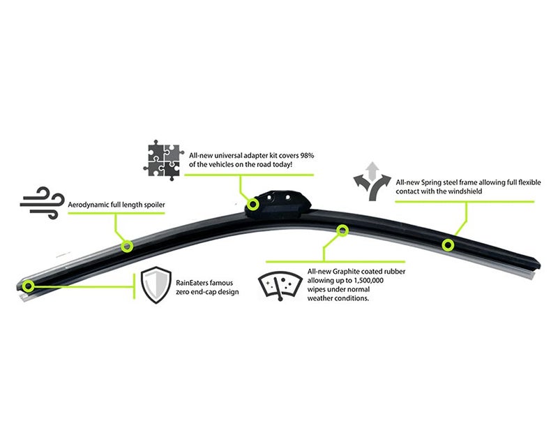 Selifaur - 2Pcs (D 22 x P 16 Inch) High Performance Replacement Car Wiper Blades for Ritz - Image 3