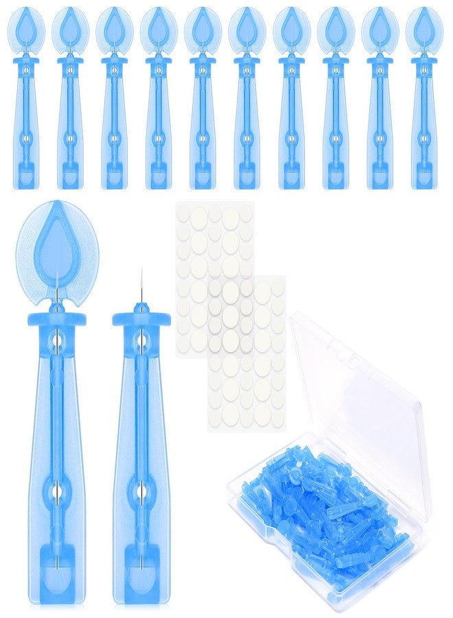 Refesta 50PCS Disposable Acne Needle & 72 Dots Pimple Stickers - Ultrafine Pimple Popper Needle - Image 1