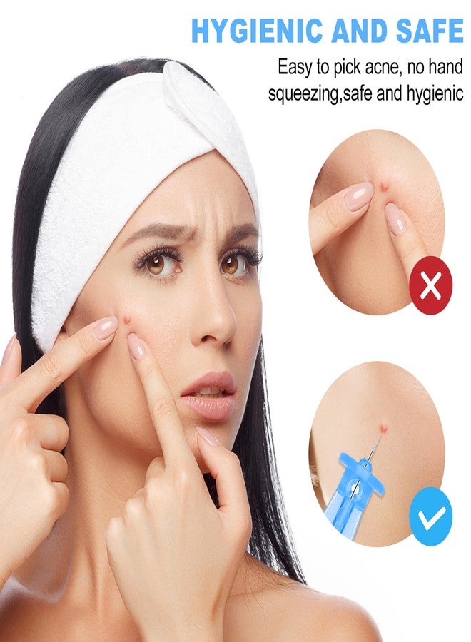 Refesta 50PCS Disposable Acne Needle & 72 Dots Pimple Stickers - Ultrafine Pimple Popper Needle - Image 2