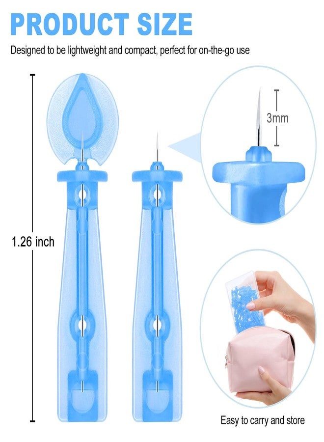 Refesta 50PCS Disposable Acne Needle & 72 Dots Pimple Stickers - Ultrafine Pimple Popper Needle - Image 5