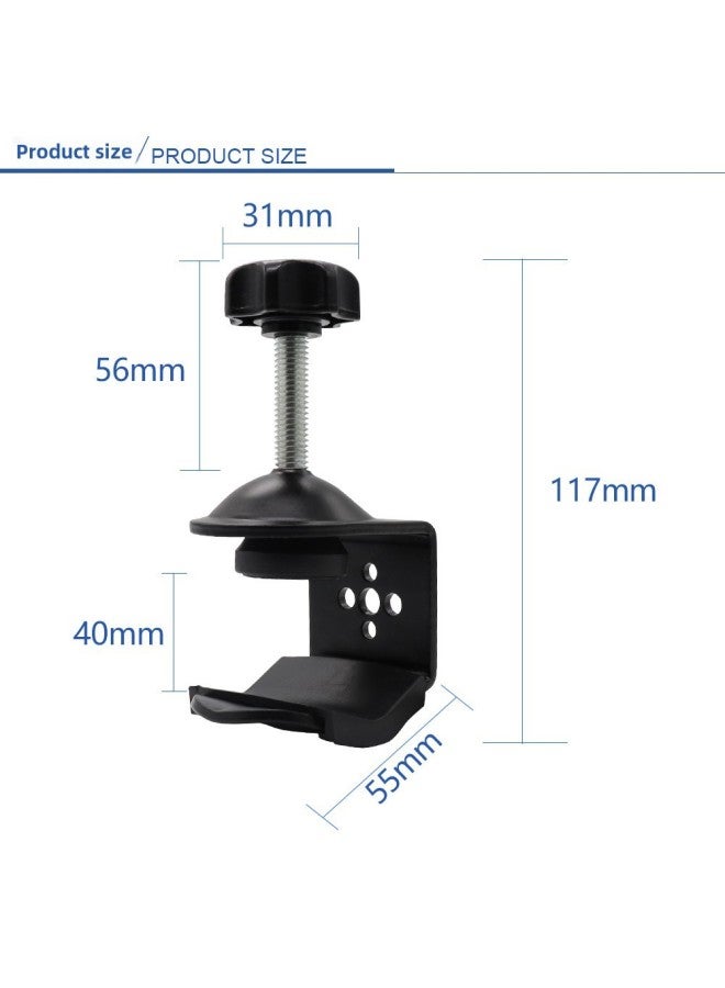 Direct Photography Background Fixing Clip Metal Spherical Monitor Strong Clip Camera Desktop Universal Strong Clip - Image 1
