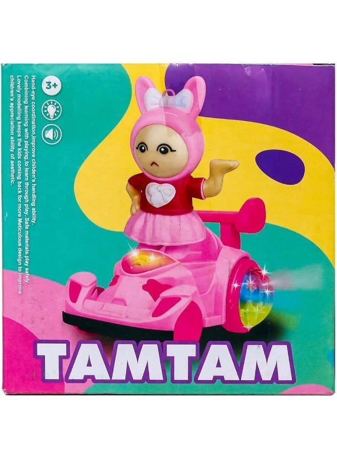 "Elevate Ramadan Joy with Tamtam Lantern Toy 02-9: Vibrant Design, Enchanting Lights, and Melodious Tunes for Girls - Multi-Color Magic!" - Image 3