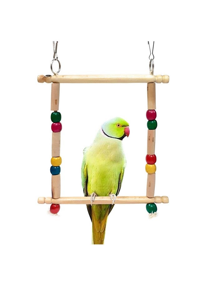 Emily Pets Parrot Toy,Natural Wooden Bridge, Chewing,Hanging Toy, Parrot Nest Suitable For A Wide Variety Of Large And Small Parrots And Birds - Image 1
