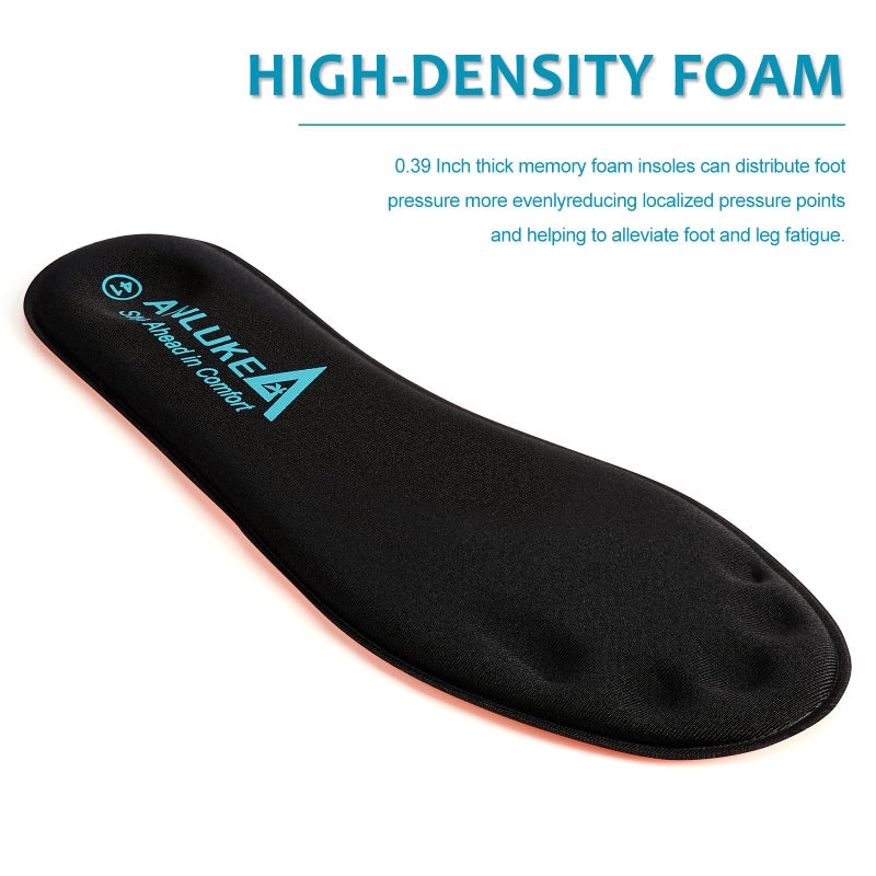 ANLUKE Memory Foam Insoles for Men & Women - Replacement Cushion Shoe Inserts for Work Boots, Running Shoes, Hiking, Sneakers & Loafers - Shock Absorbing Support for Foot Pain Relief & All-Day Comfort Black - Image 4