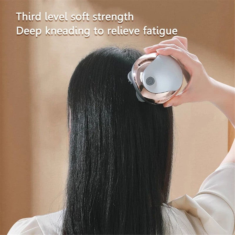 Scalp Massager 8-Pronged Dragon Claw Design Rapid Relief From Head Fatigue and Tension Hair Growth Massager - Magnetic Charging for Convenience and Durability Mini Massager for Home Health Relaxation - Image 3