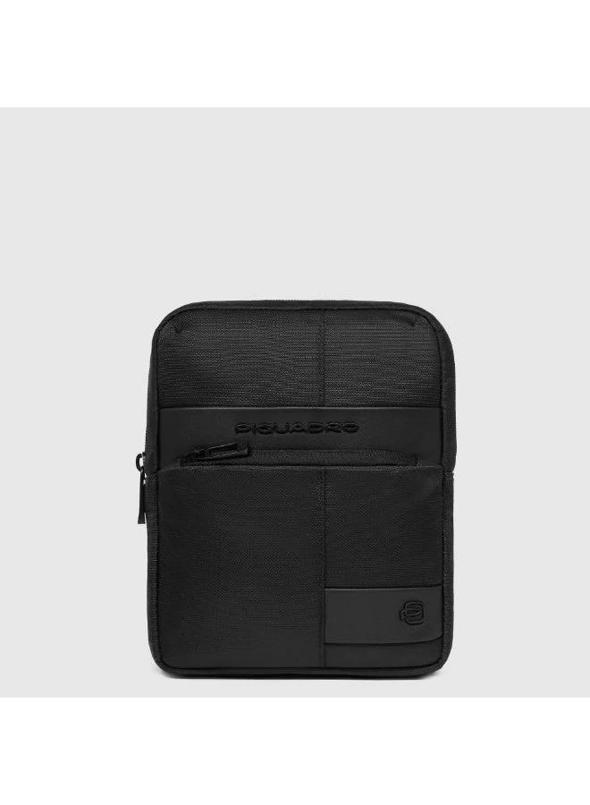 PIQUADRO Piquadro CA3084W129 Men's Crossbody Bag 9 Inch with iPad Mini Compartment, RFID Protection & Leather Trim