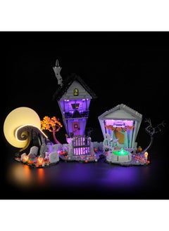 BRIKSMAX BRIKSMAX 2.0 Light Kit for Lego Disney Tim Burton's The Nightmare Before Christmas -Innovative Led Lighting Compatible with Lego Ideas 21351 - Not Included Lego Set  - Image 1