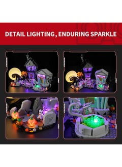 BRIKSMAX BRIKSMAX 2.0 Light Kit for Lego Disney Tim Burton's The Nightmare Before Christmas -Innovative Led Lighting Compatible with Lego Ideas 21351 - Not Included Lego Set  - Image 4