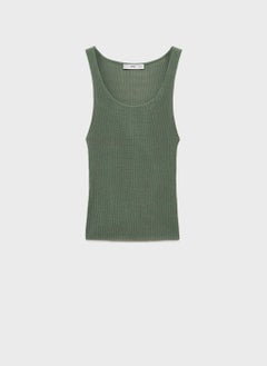 MANGO Casual Chunky Rib-Knit Top  - Image 5
