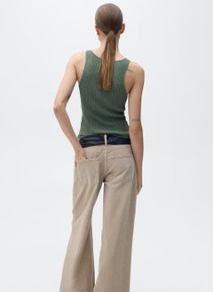 MANGO Casual Chunky Rib-Knit Top  - Image 2