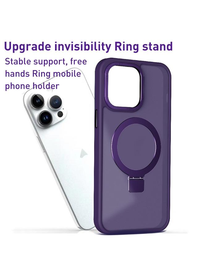 Zaboon Case For iPhone 12 Pro Max Skin Feel MagSafe Magnetic Holder Phone Case - Image 4