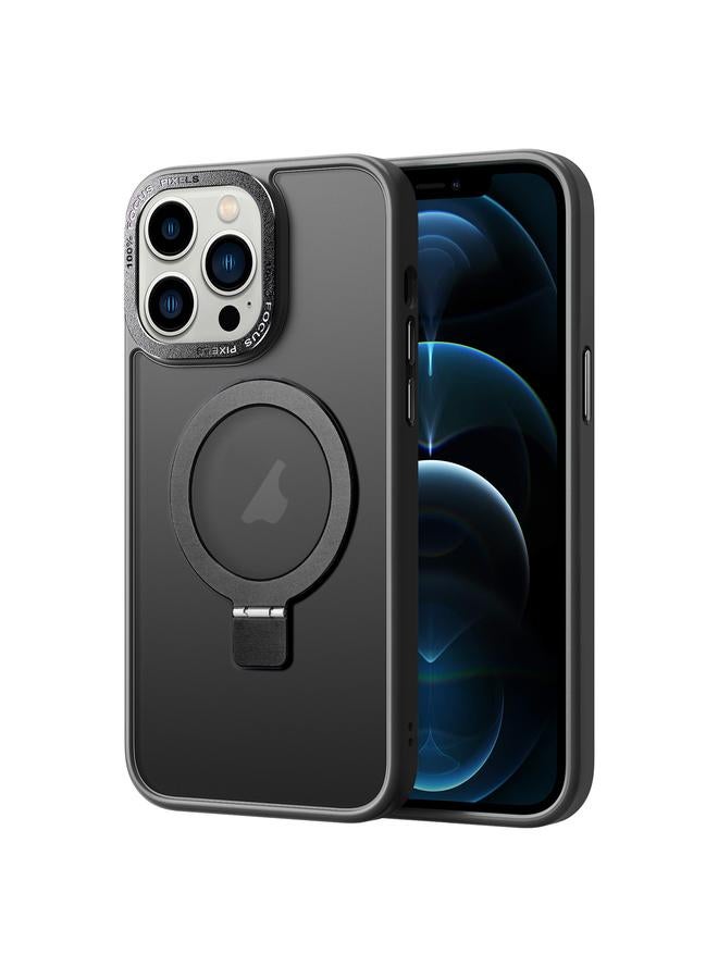 Zaboon Case For iPhone 12 Pro Max Skin Feel MagSafe Magnetic Holder Phone Case - Image 1