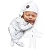 ForBaysy ForBaysy Newborn Photography Props Elf Costume Baby jumpsuit With Hats for Baby Boys Girls Photoshoot Outfits  - Image 2