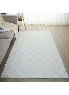 Home Box Zara Eela Jacquard Rabbit Fur Rug 170 x 120 cm  - Image 2