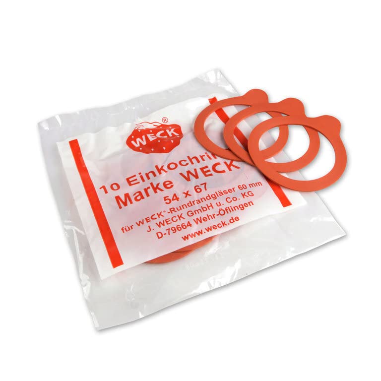 Weck 10 x 60mm Rubber Seals/Rings. Fits WECK Models 080 760 761 762 763 764 766 902 - Image 1