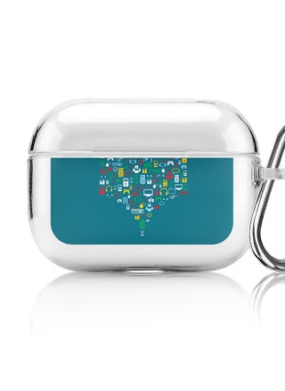 Classic Clear printed Case for Apple AirPods Pro 2nd Generation Thin Transparent Cover [Designed for Apple AirPods Pro 2nd Generation] - Convergence (Green) - pzsku/Z8DEB62E00DB920B82787Z/45/_/1697116248/689287ad-3bf6-45f8-963b-1018260b9272