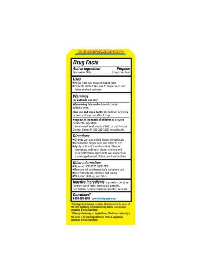 Boudreaux's Butt Paste Diaper Rash Ointment, Zinc Oxide, 2 oz - Image 2