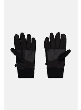 Tchibo Men 1 Piece Softshell Gloves, Black  - Image 2