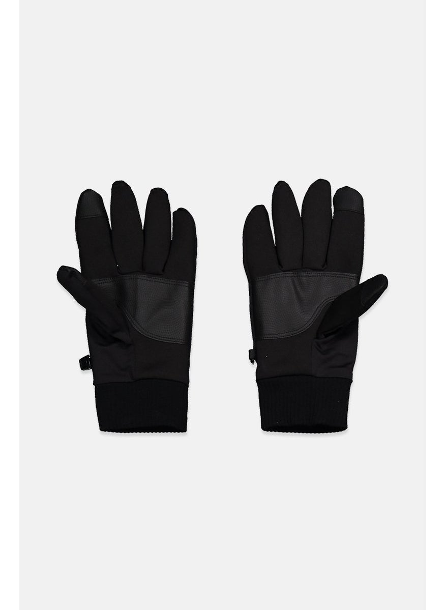 Tchibo Men 1 Piece Softshell Gloves, Black  - Image 2