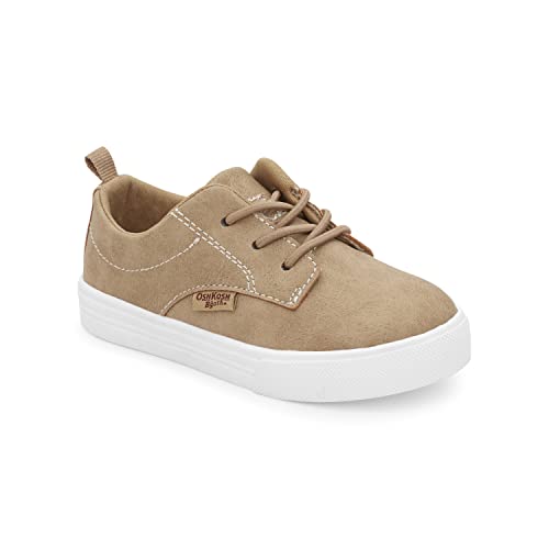OSHKOSH B'gosh أحذية أوش كوش بي غوش للأولاد - حذاء أكسفورد بوتني، تان، 7 للأطفال - Image 1