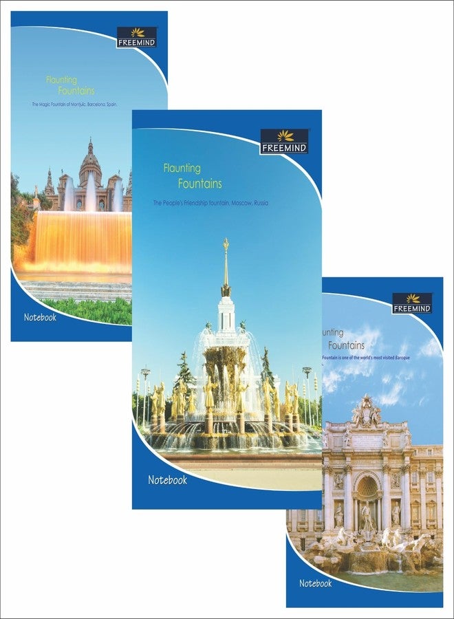 Freemind Notebook, 27 x 17 cm, Single Line, 48 Pages, Pack of 16 - Image 1