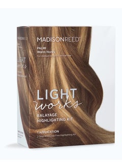 Madison Reed Madison Reed Light Works Balayage Highlighting Kit, Creates Natural-Looking Warm Honey Highlights (Palmi - Blonde), Amonia Free, Cruelty Free, 2 Step Process That Lightens & Tones Hair  - Image 1